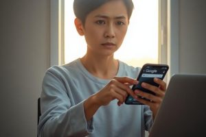 google 検索が英語になる時の直し方【スマホ版】