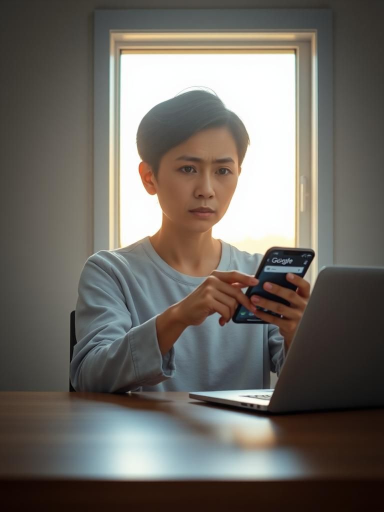 google 検索が英語になる時の直し方【スマホ版】